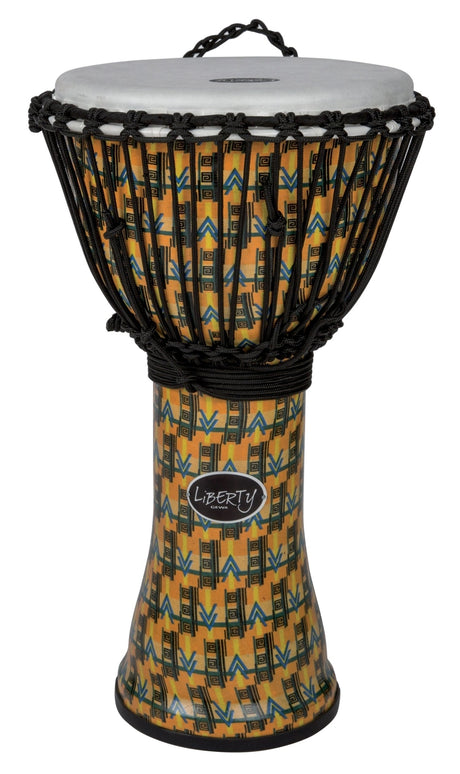 GEWA Djembé Liberty Series Rope Tuned - 14" Abstract Kente