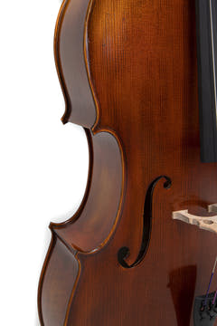 GEWA Cello Allegro Antique - 4/4 (Set up with Wittner fine tuning tailpiece incl. bag, Massaranduba bow, Larsen Aurora strings)