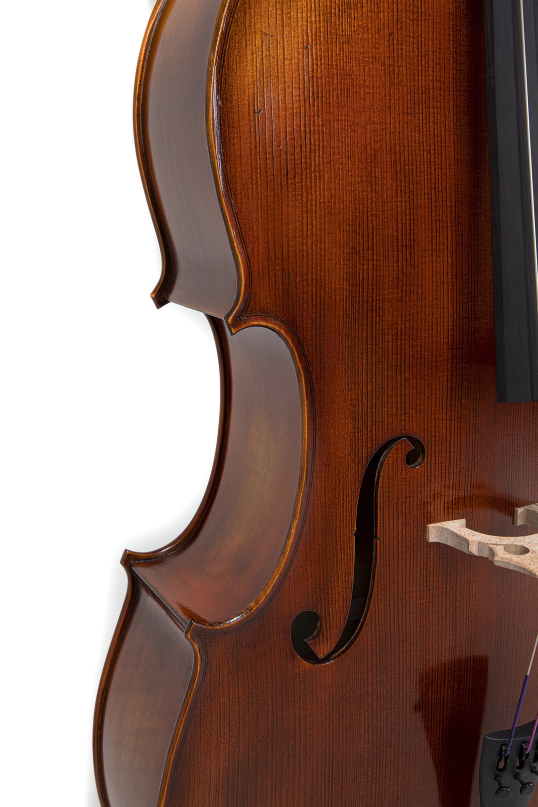 GEWA Cello Allegro Antique - 4/4 (Set up with Wittner fine tuning tailpiece incl. bag, Massaranduba bow, Larsen Aurora strings)