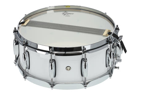 Gretsch Renown Maple lilletromme 14" x 5,5", Piano White