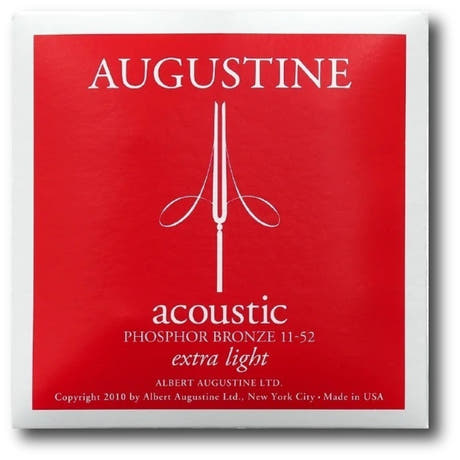 Augustine Acoustic Phosphor Bronze westernstrenge, Extra-Light 11-52