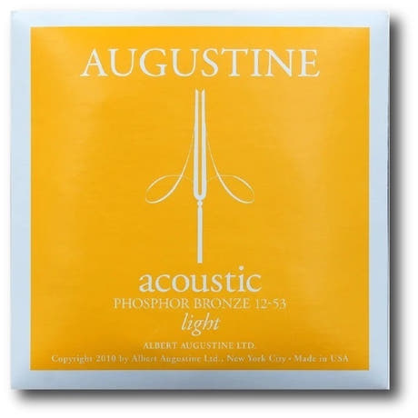 Augustine Acoustic Phosphor Bronze westernstrenge, Light 12-53