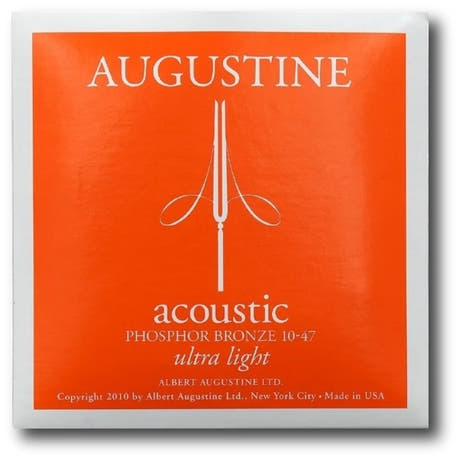 Augustine Acoustic Phosphor Bronze westernstrenge, Ultra-Light 10-47