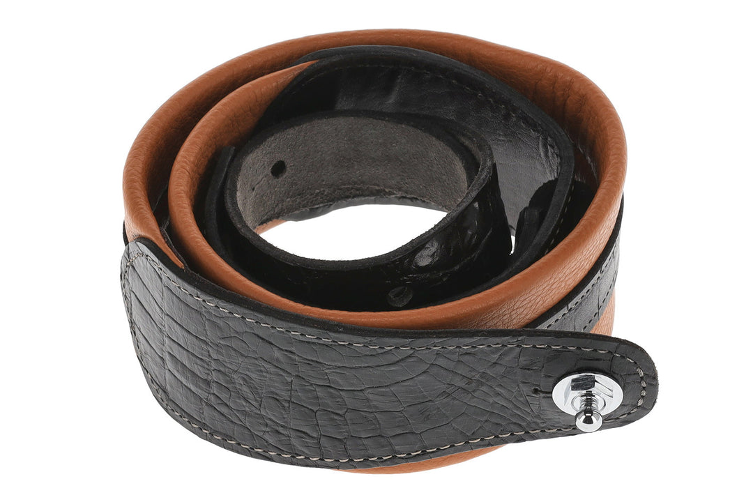 GEWA Guitar Straps Prestige 65 padded Security Locks - dry sand/black