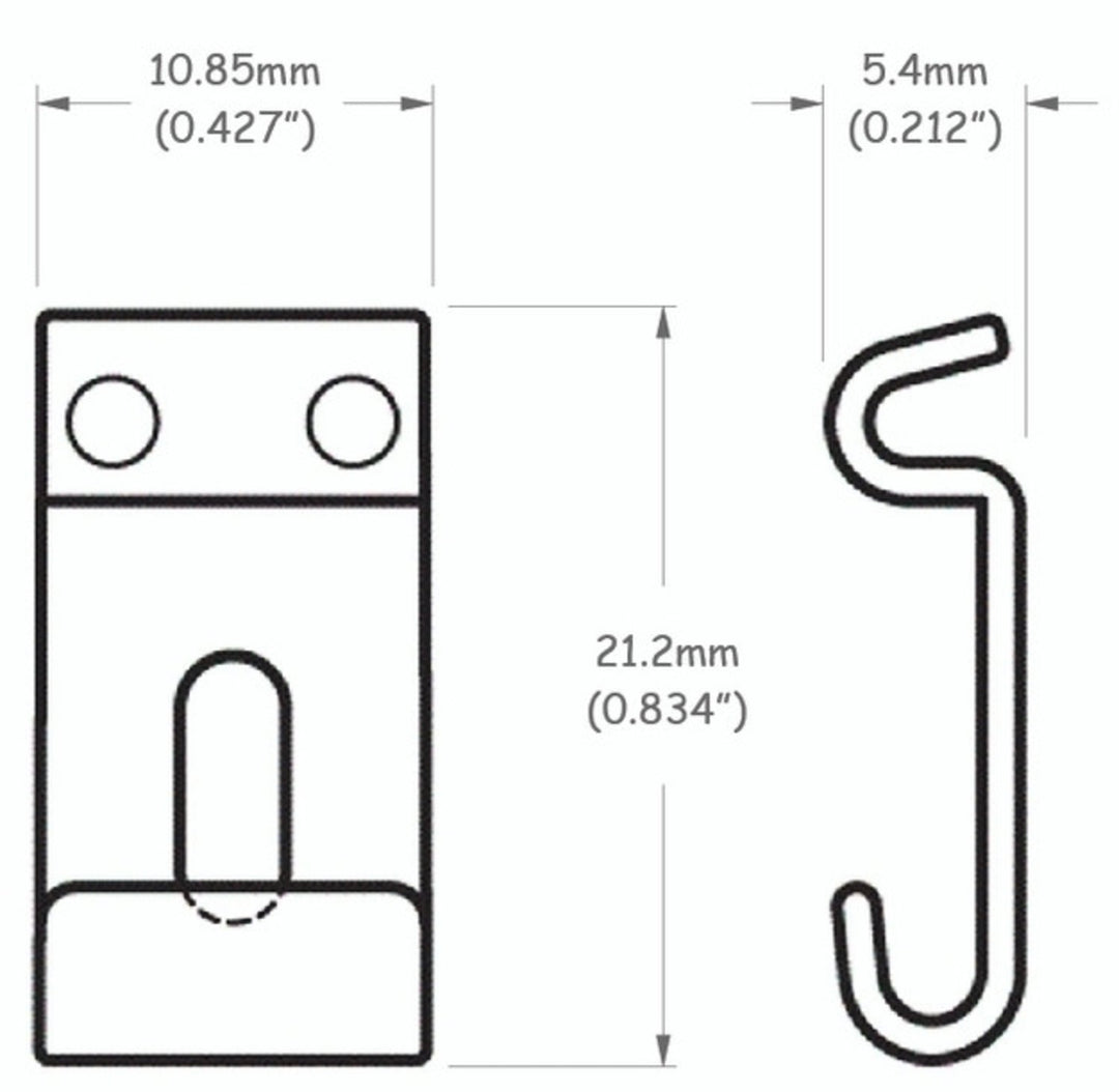Partsland Saddles Stratocaster models - 11 mm wide, nickel