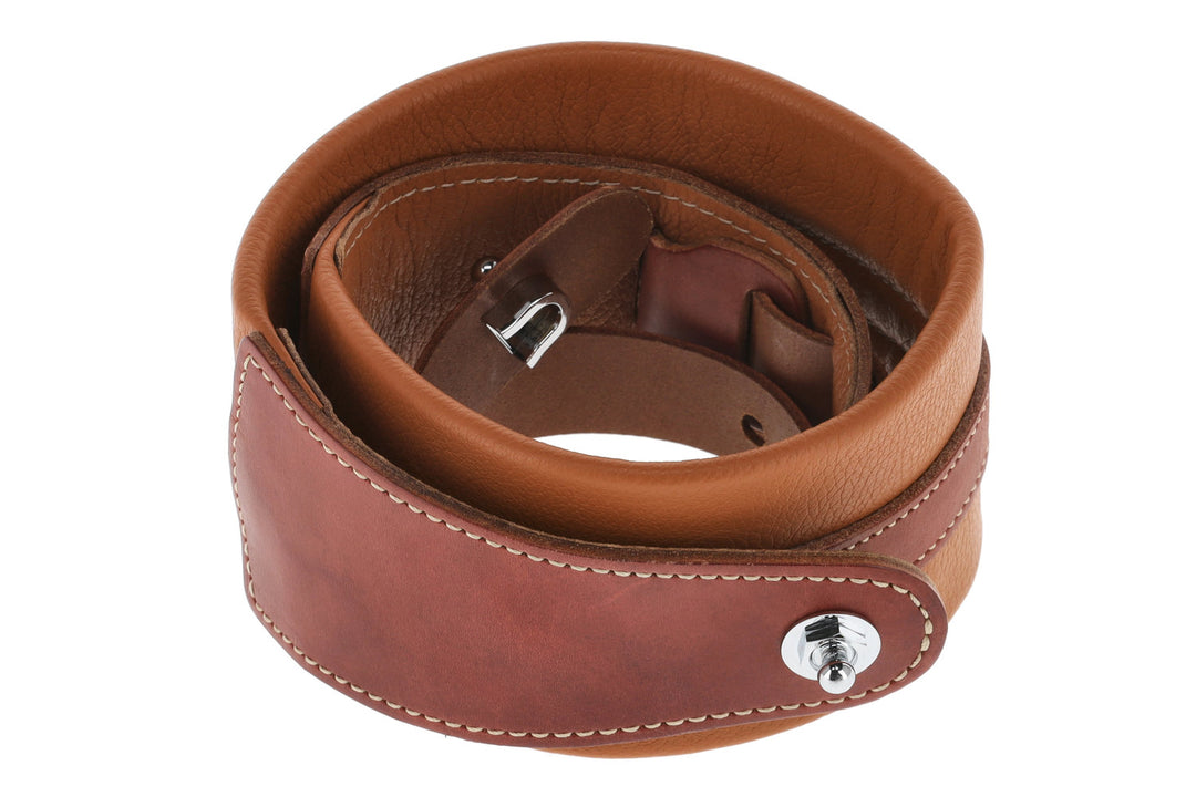 GEWA Guitar Straps Prestige 65 padded Security Locks - dry sand/brown