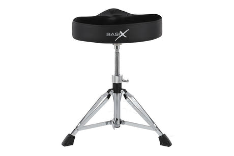 Basix DT-410 trommestol med sadelsæde, 43 til 69 cm
