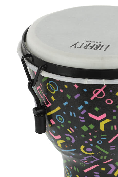 GEWA Djembé Liberty Series Mechanically Tuned - 8" Crazy Neon