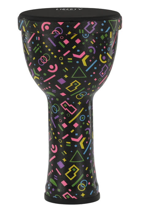 GEWA Liberty Series Nestable djembe 8", motiv Crazy Neon