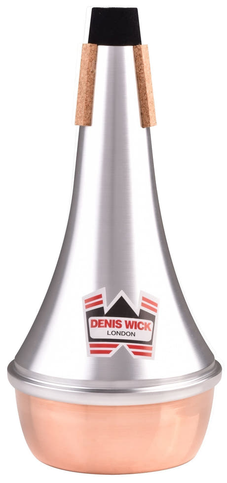 Denis Wick 5505C straight-dæmper til basun, bund i kobber