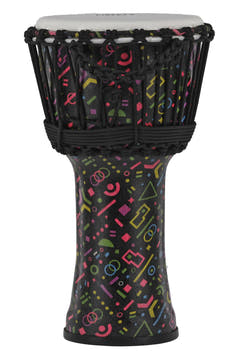 GEWA Djembé Liberty Series Rope Tuned - 8" Crazy Neon