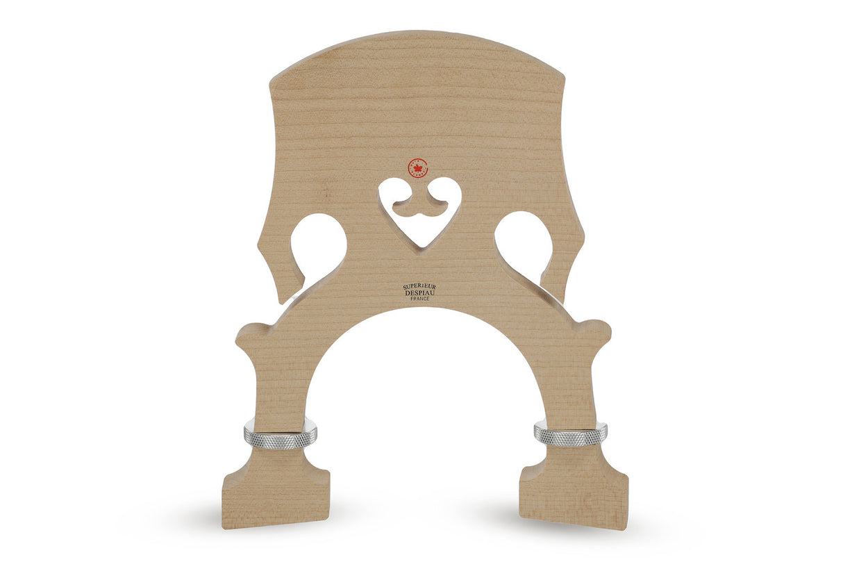 Despiau Double bass bridge Planet D height adjustable - 4/4 (Foot width 165)