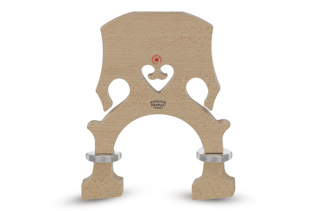 Despiau Double bass bridge Planet D height adjustable - 1/4 (Foot width 130)