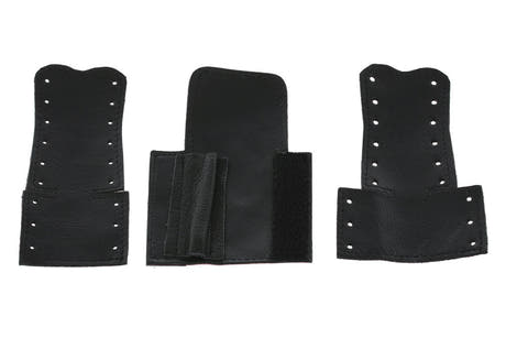 Leather Specialties basunbeskyttere i læder, Shires True-Bore TB47