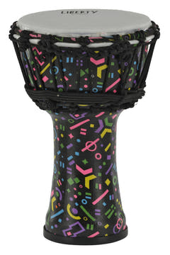 GEWA Djembé Liberty Series Rope Tuned - 7" Crazy Neon