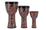 GEWA Liberty Series Nestable djembesæt 8", 10" og 12", Abstract