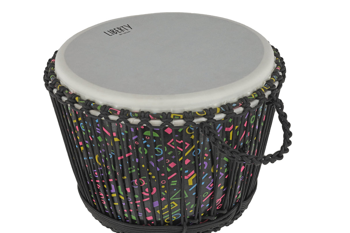 GEWA Djembé Liberty Series Rope Tuned - 14" Crazy Neon