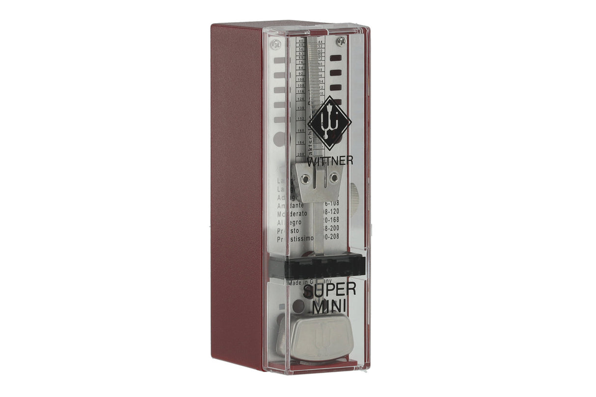 Wittner Metronome Metronome Super Mini - Ruby red 884051