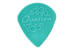 Ovation Diamond Grip Sharp Tip plektre 0,88 mm, black, 7 stk.