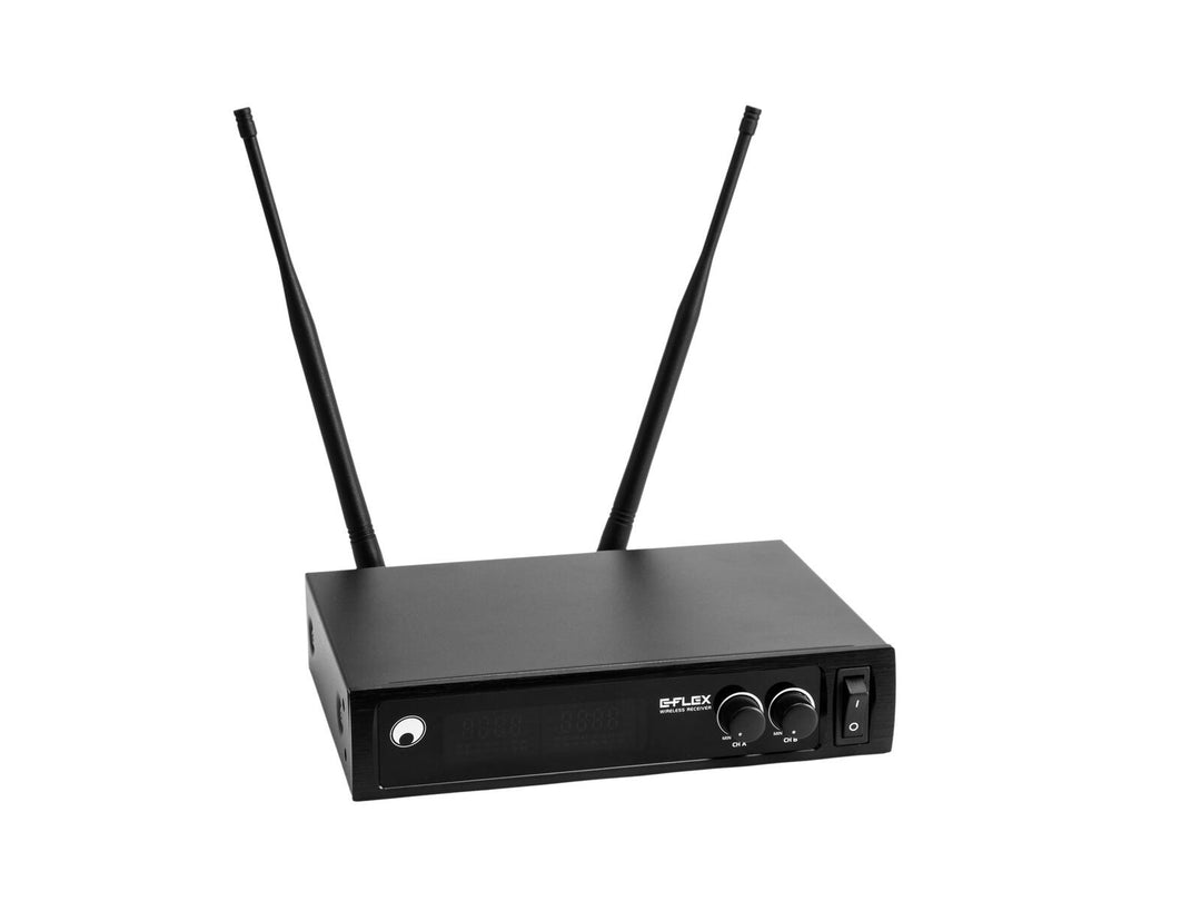 OMNITRONIC UHF E-FLEX 2, Wireless Mic System 823-832/863-865 MHz