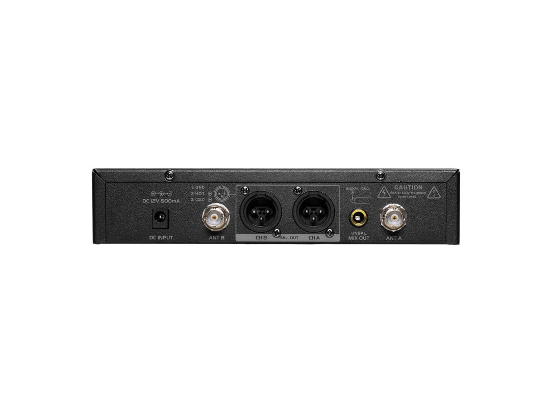 OMNITRONIC UHF E-FLEX 2, Wireless Mic System 823-832/863-865 MHz