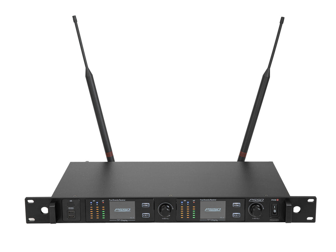 PSSO PXS TWO 2-channel True Diversity Receiver 470-510 MHz