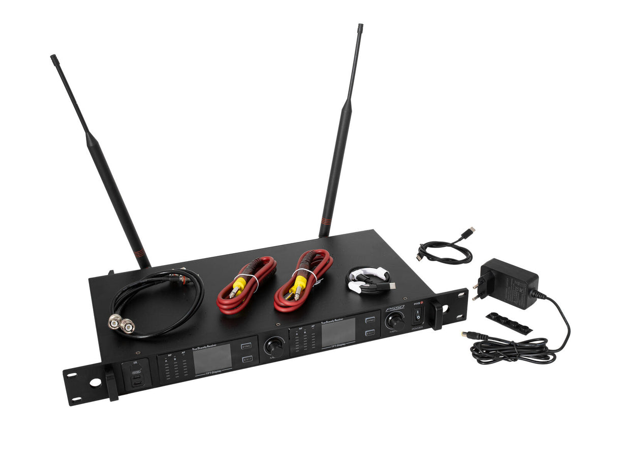 PSSO PXS TWO 2-channel True Diversity Receiver 470-510 MHz
