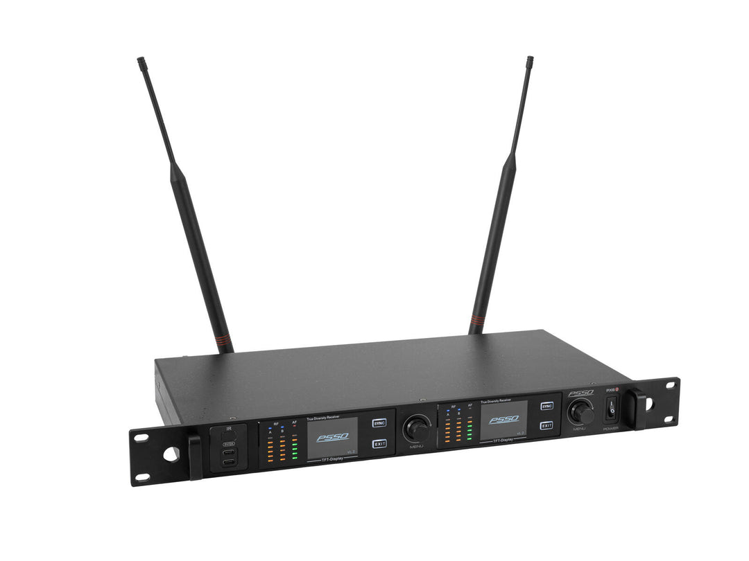 PSSO PXS TWO 2-channel True Diversity Receiver 470-510 MHz