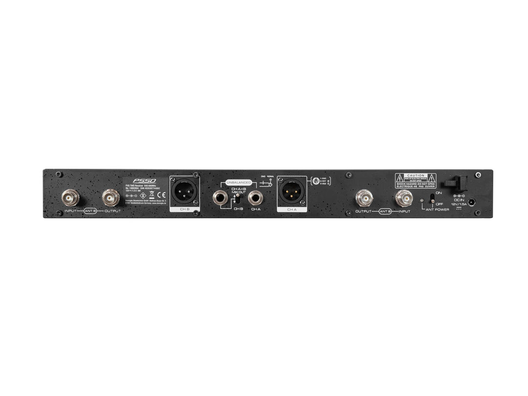 PSSO PXS TWO 2-channel True Diversity Receiver 640-690 MHz