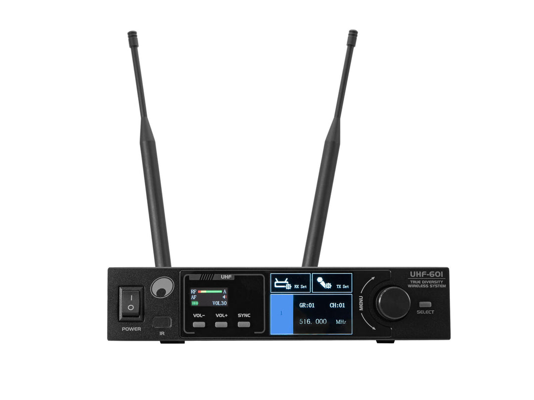 OMNITRONIC UHF-601 1-channel Wireless Mic System 520-554 MHz