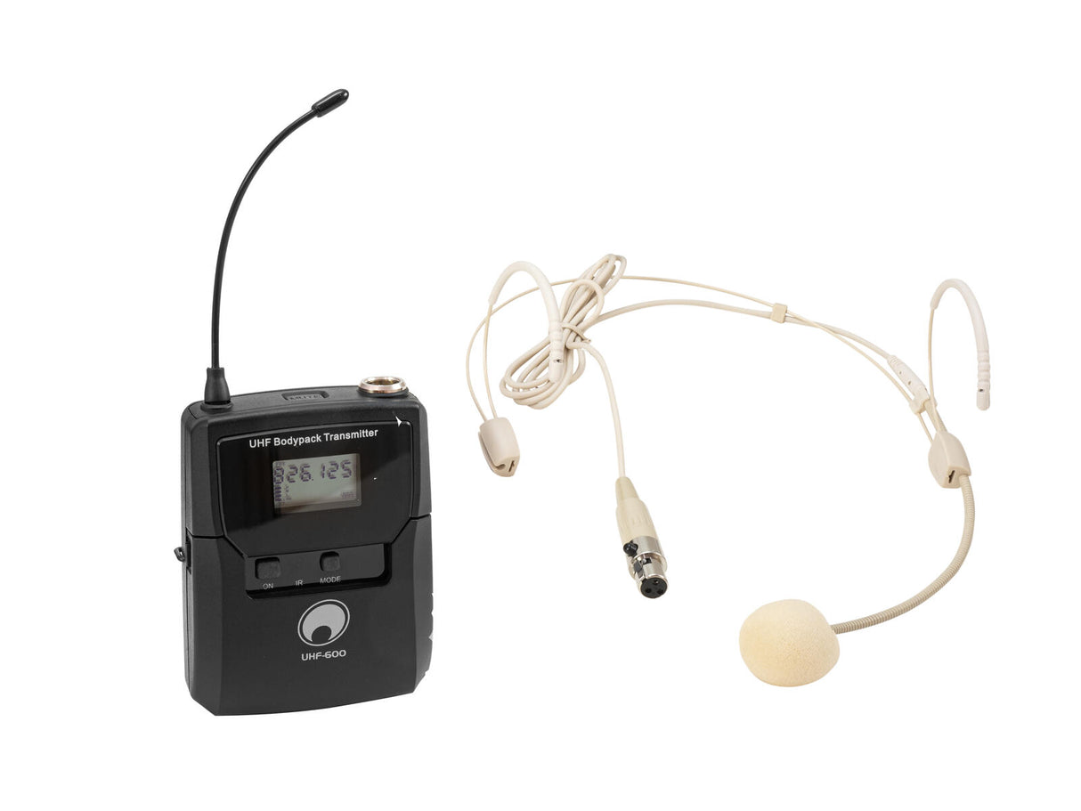 OMNITRONIC UHF-600 Bodypack 823-832/863-865 MHz