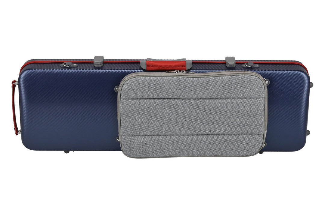 PURE GEWA Violin case Polycarbonate FUN - 4/4 - 1/2 (Blue / Black)