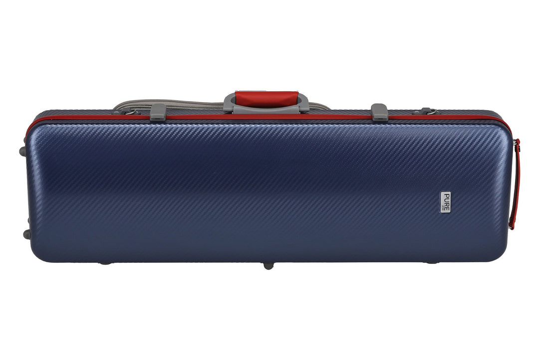 PURE GEWA Violin case Polycarbonate FUN - 4/4 - 1/2 (Blue / Black)