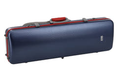 PURE GEWA Violin case Polycarbonate FUN - 4/4 - 1/2 (Blue / Black)