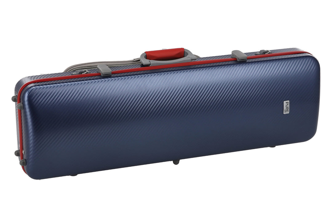 PURE GEWA Violin case Polycarbonate FUN - 4/4 - 1/2 (Blue / Black)