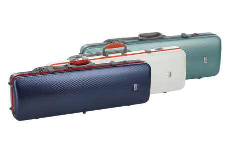 PURE GEWA Violin case Polycarbonate FUN - 4/4 - 1/2 (Blue / Black)