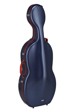 PURE GEWA Cello case Polycarbonate FUN - 4/4 (Blue / Black)