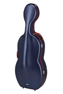 PURE GEWA Cello case Polycarbonate FUN - 4/4 (Blue / Black)