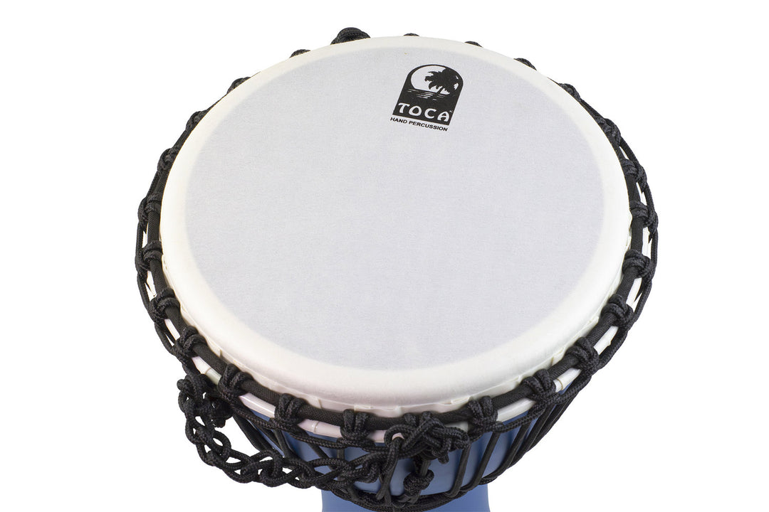 Toca Djembe Freestyle Rope Tuned - matte ocean blue (SFDJ-10OB)