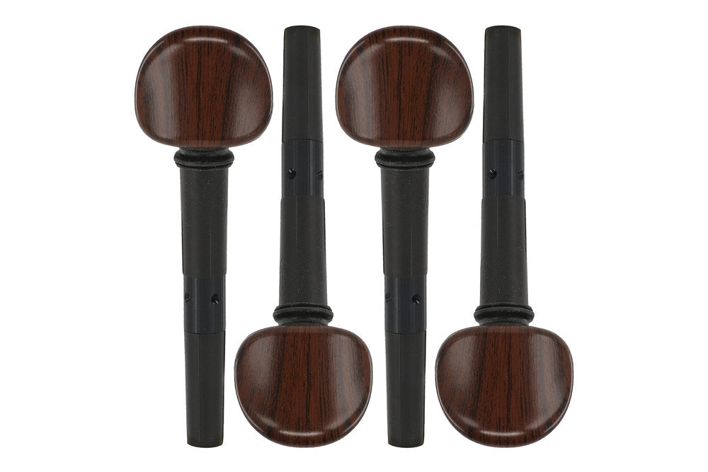 Wittner Finetune-Peg cello 1/2-1/4, Ø 10,8 mm, 4 stk., palisanderfarve