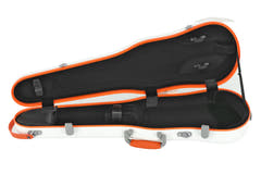 PURE GEWA Form shaped violin cases Polycarbonate FUN - 4/4 - 1/2 (White / Blacj)