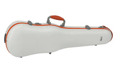 PURE GEWA Form shaped violin cases Polycarbonate FUN - 4/4 - 1/2 (White / Blacj)