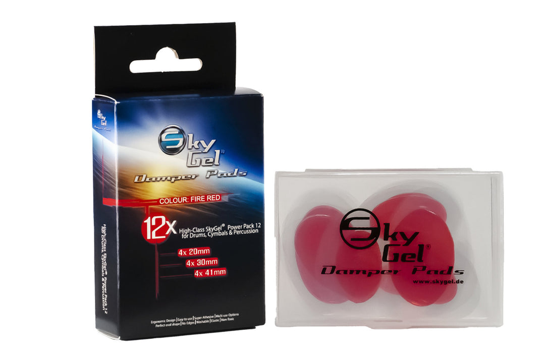 SKY Music Damper Pads SkyGel - Fire Red (SG12FR)