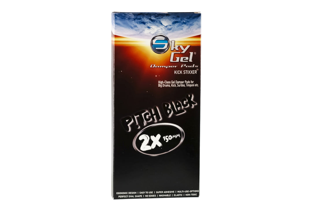 SKY Music Damper Pads SkyGel Kick StiXXer - Pitch Black (SGKIPD)
