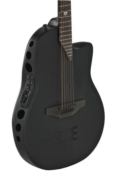 Adamas 1598-MEIII elakustisk guitar, Black Satin