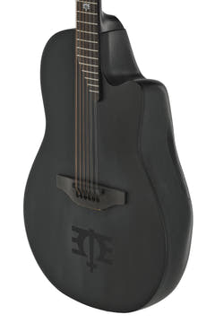 Adamas 1598-MEIII elakustisk guitar, Black Satin