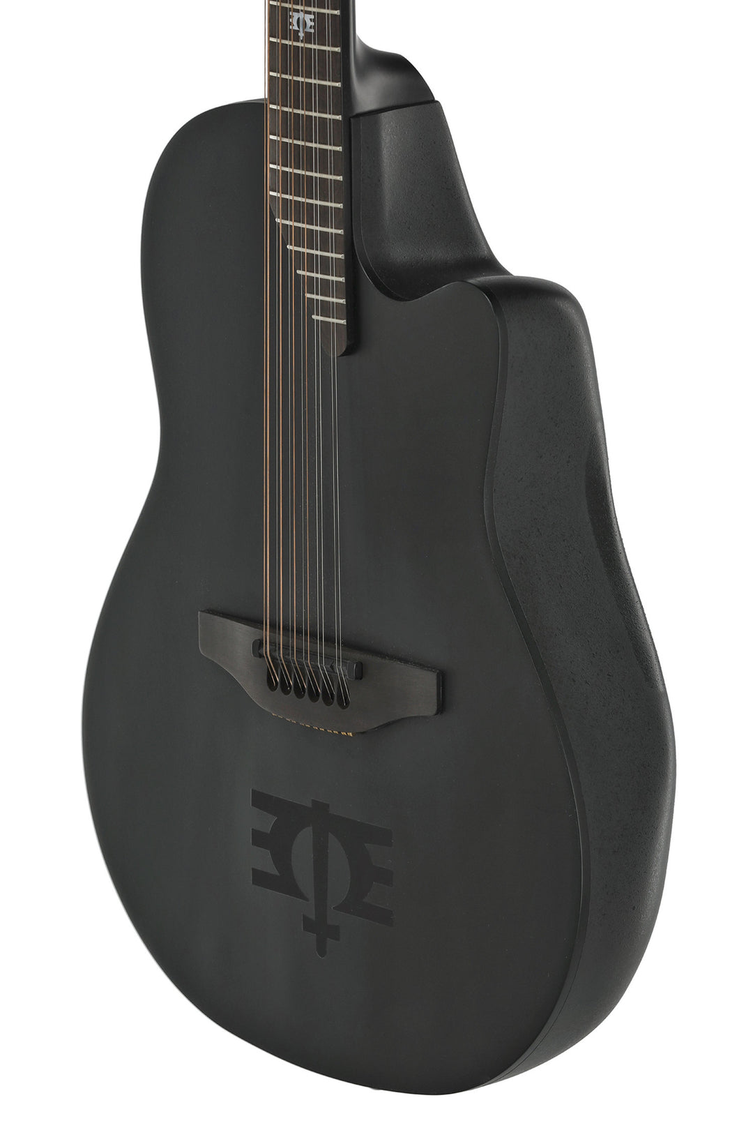 Adamas 1598-MEIII elakustisk guitar, Black Satin