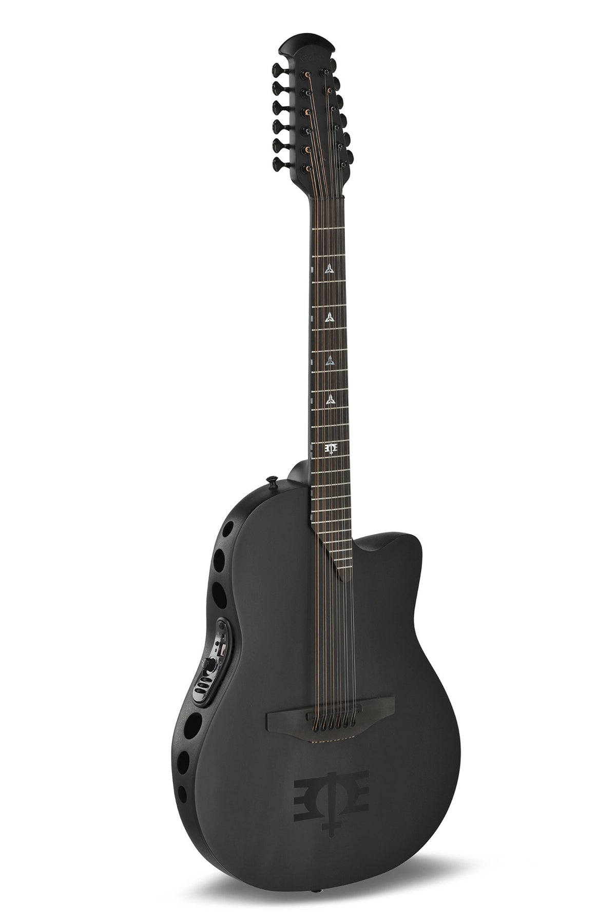 Adamas 1598-MEIII elakustisk guitar, Black Satin
