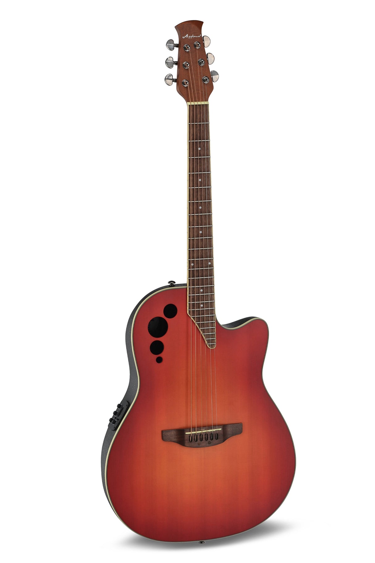 Applause E-Acoustic Guitar Super Shallow Cutaway - Honeyburst Satin (AE48-1I)