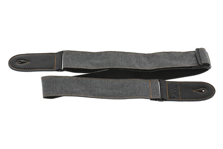 GEWA New Colours guitarrem, steel grey, tekstil, 60 mm